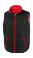 Heren Bodywarmer Gerecycled Result R239X Black-Red